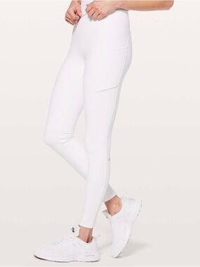 Lululemon Speed Up Tight *28" in White (First Release)